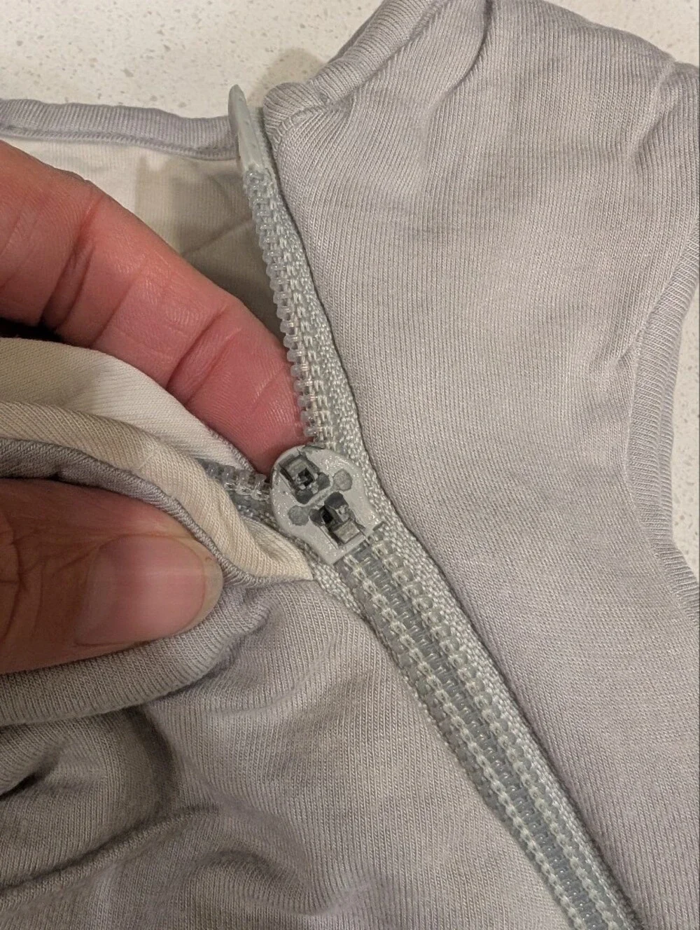 Kyte Size M (6-18M) 2.5 TOG Light Gray Sleep Sack